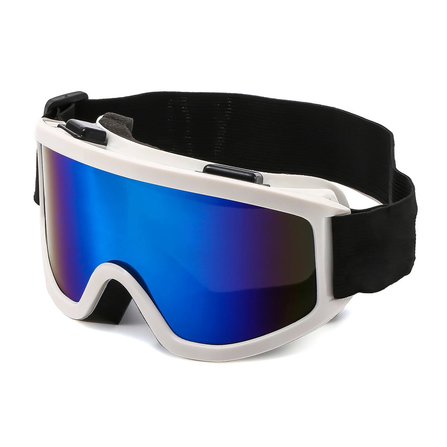 Large Frame Ski Goggles with Colorful Anti-Glare Lens