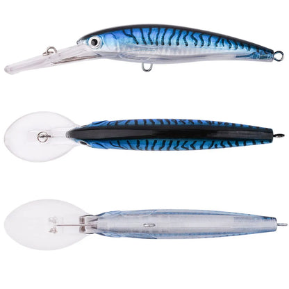 HookUpCo. Big Floating Minnow Lure for Trolling