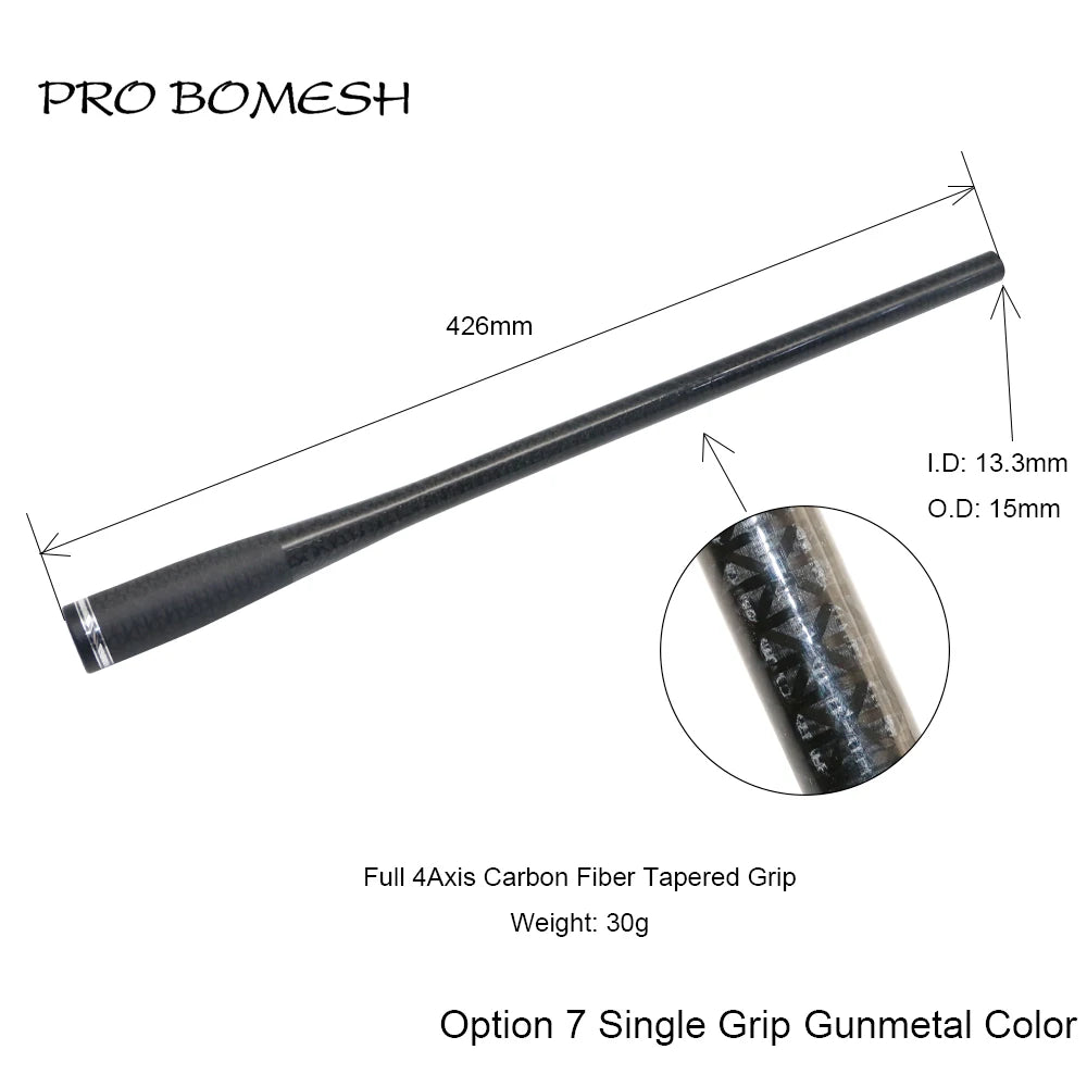 HookUpCo. Carbon Fiber Taper Grip Fishing Handle - HookUpCo.