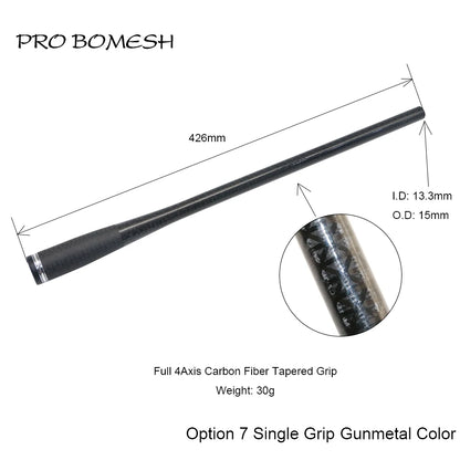 HookUpCo. Carbon Fiber Taper Grip Fishing Handle - HookUpCo.