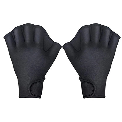 HookUpCo. Swim Training Webbed Gloves for Enhanced Performance