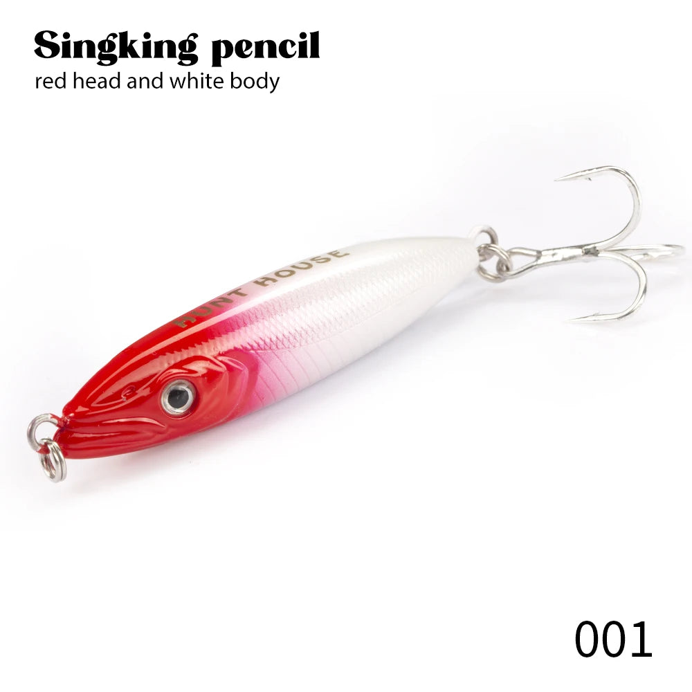 HookUpCo. Wobly Pencil Lure for Saltwater Fishing - HookUpCo.