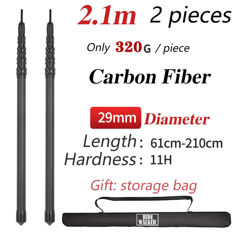 HookUpCo. Lightweight Carbon Fiber Tarp Poles - HookUpCo.