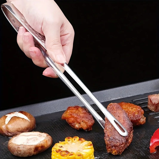 Stainless Steel Kitchen Tongs for Grilling and Serving Food