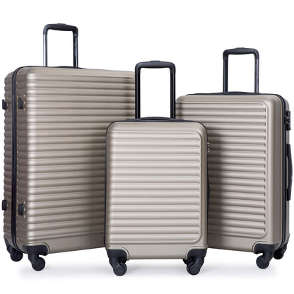 HookUpCo. Durable Hardside Luggage Set