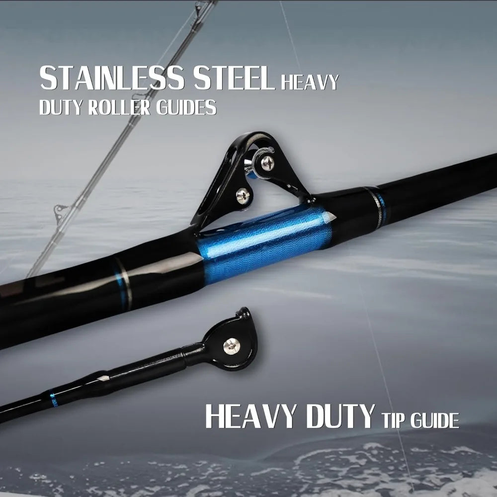 HookUpCo. Heavy Roller Fishing Rod 6'6" Camo - HookUpCo.