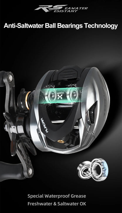Aurora AIR Baitcasting Reel with Magnetic Braking - 8.1:1 Gear Ratio