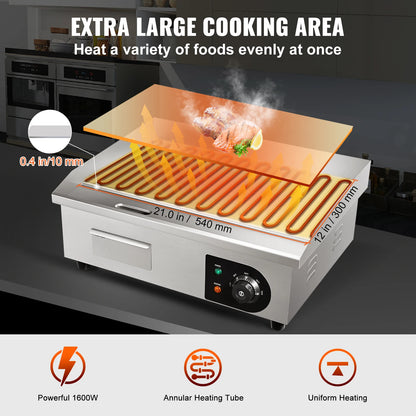HookUpCo. Commercial Electric Grill