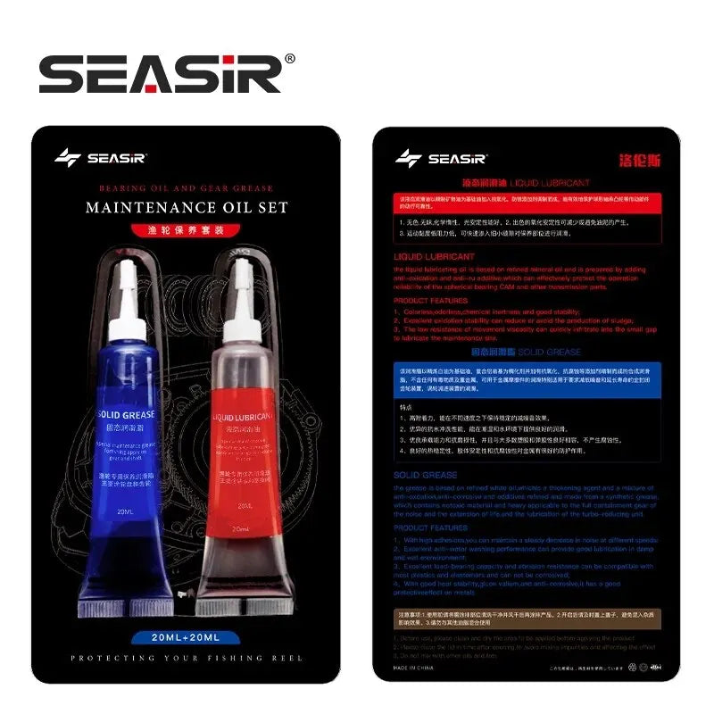 HookUpCo. Fishing Reel Grease and Lubricant Set - HookUpCo.