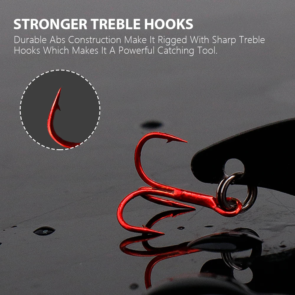 HookUpCo. Mini Metal VIB Fishing Lure Spoon - HookUpCo.