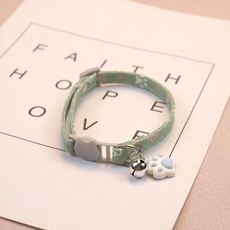 HookUpCo. Colorful Pet Collar with Safety Bell