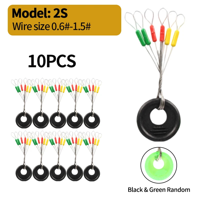 HookUpCo. 60pc Rubber Fishing Float Stopper Set - HookUpCo.