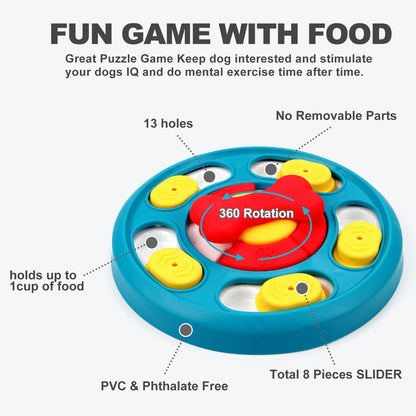 HookUpCo. Interactive Dog Puzzle Feeder Toy