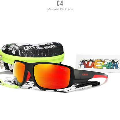 KDEAM Polarized Sports Sunglasses for Men - Stylish & Durable