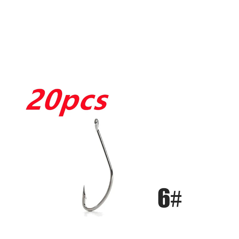 HookUpCo. Premium 20pcs Saltwater Fishing Hooks - HookUpCo.
