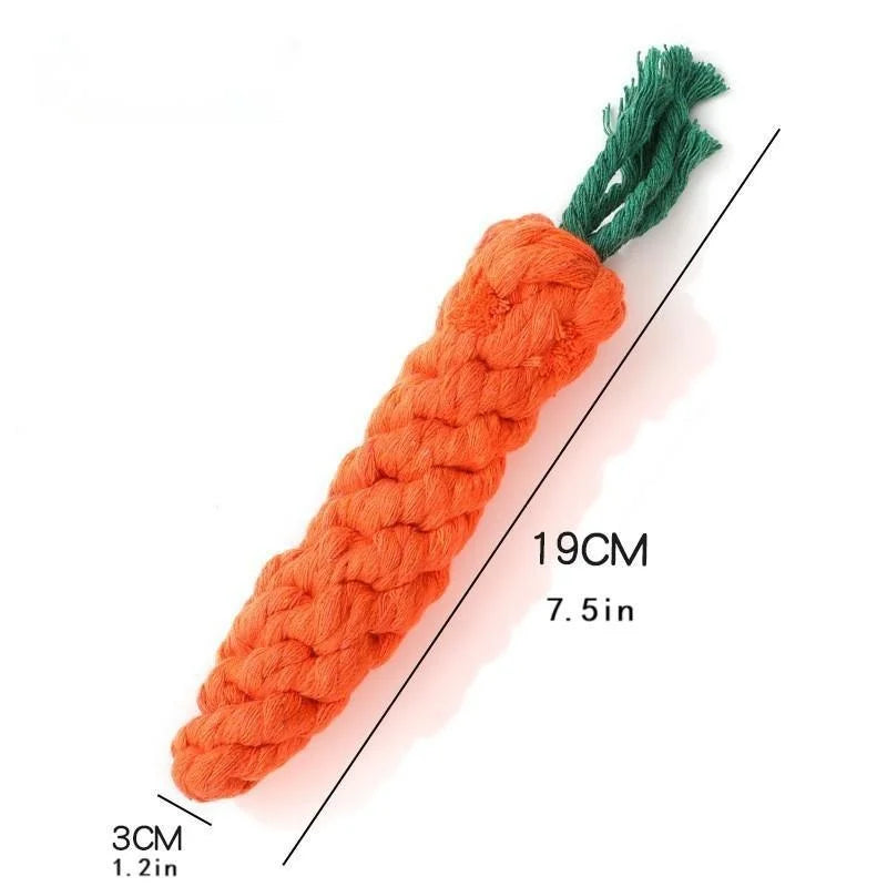HookUpCo. Carrot Knot Toy for Dogs and Cats