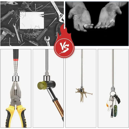 Telescopic Magnetic Pickup Tool for Nuts and Bolts