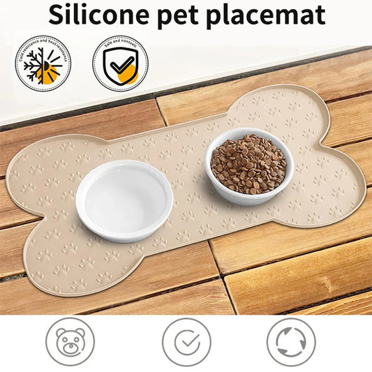 HookUpCo. Silicone Dog Feeding Mat, Easy Clean