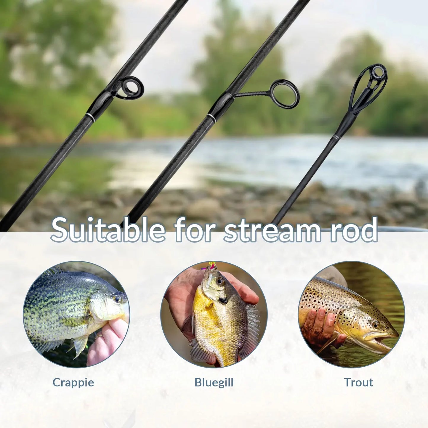 Stainless Steel Fishing Rod Guides Repair Kit - HookUpCo.