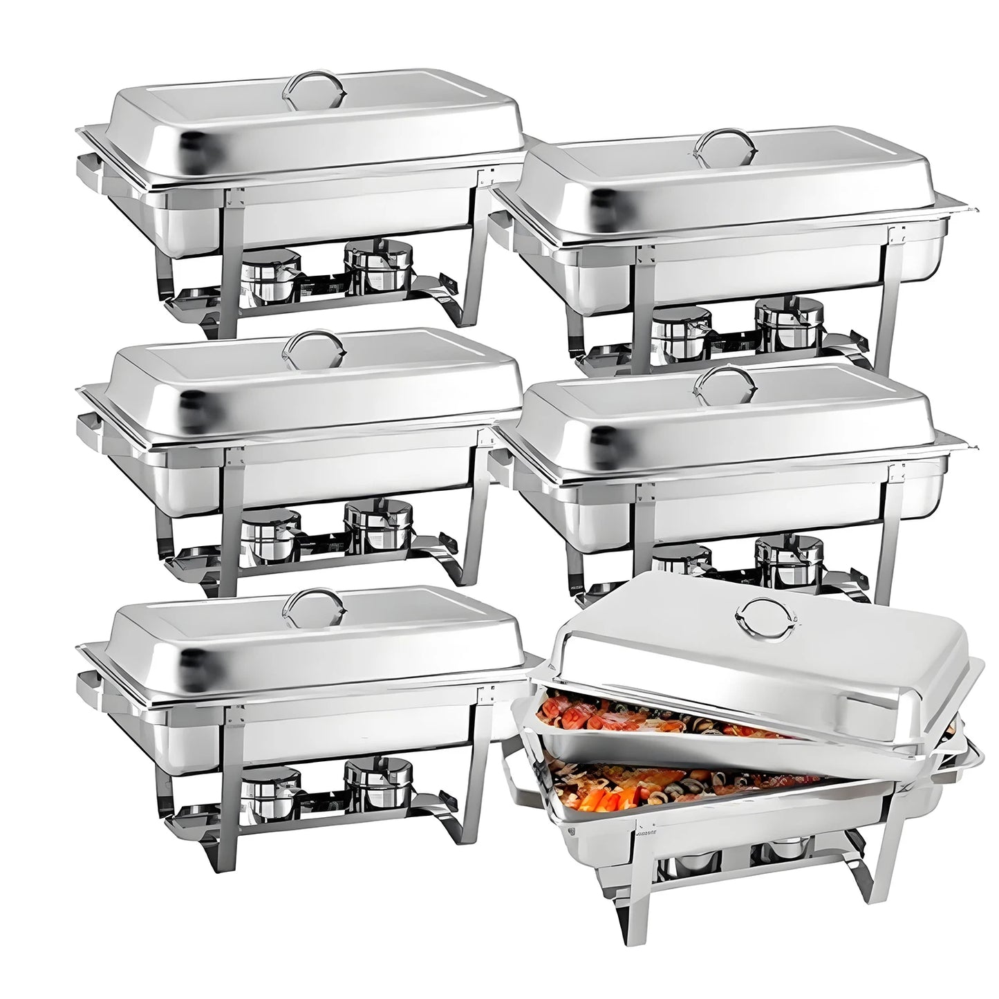 HookUpCo. Stainless Steel Chafing Set