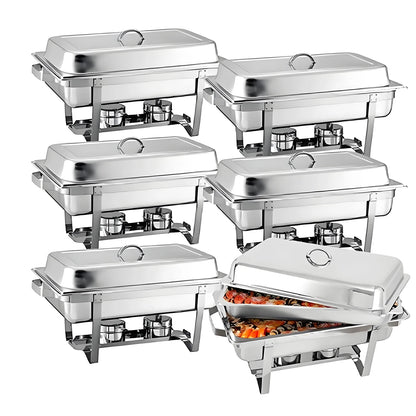 HookUpCo. Stainless Steel Chafing Set