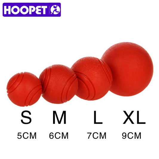 HookUpCo. Durable Rubber Dog Ball for Play