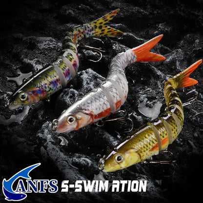 HookUpCo. Multi Jointed Swimbait for Bass Fishing