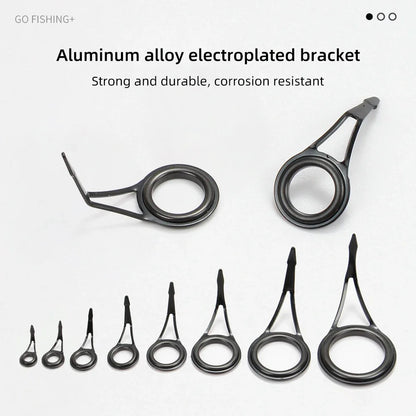 Durable Ceramic Fishing Rod Repair Kit, 8Pcs - HookUpCo.