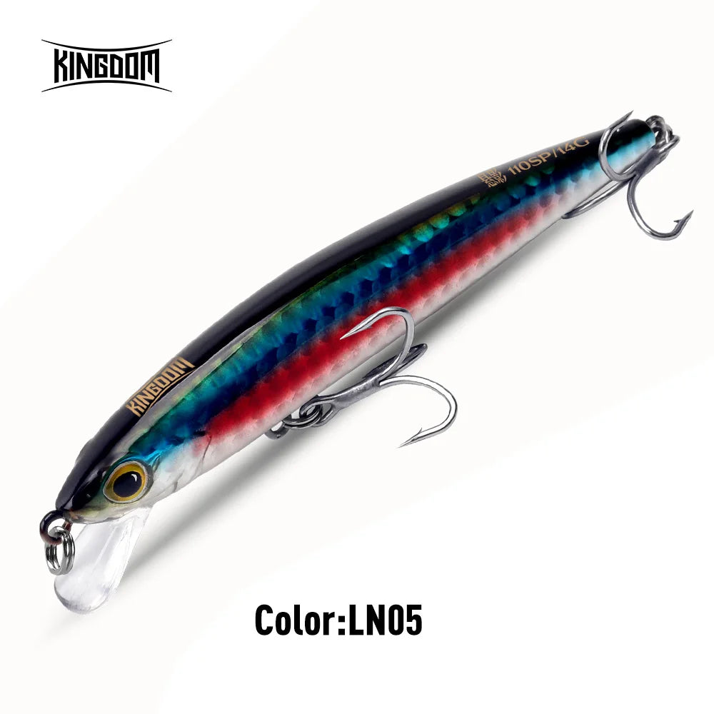 Suspending Minnow Wobbler Crank Baits for Bass