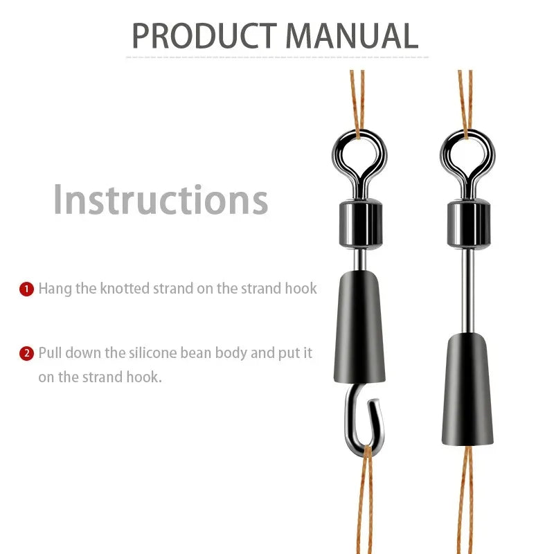 HookUpCo. Ball Bearing Swivels for Fishing Gear - HookUpCo.