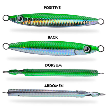 Durable Bionic Metal Jig for Realistic Sea Fishing Action