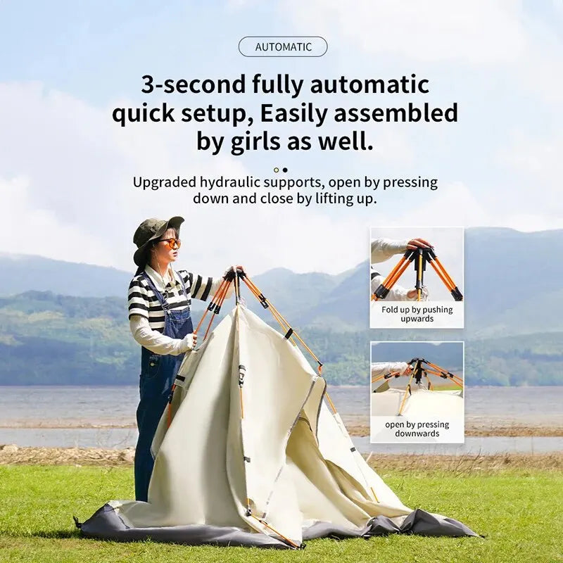 HookUpCo. Automatic Folding Tent for 3-4 People - HookUpCo.