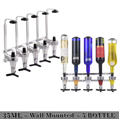 Wall Mounted Liquor Dispenser for Home Bars
