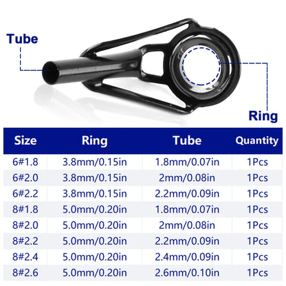 Stainless Steel Fishing Rod Tip Repair Kit - HookUpCo.