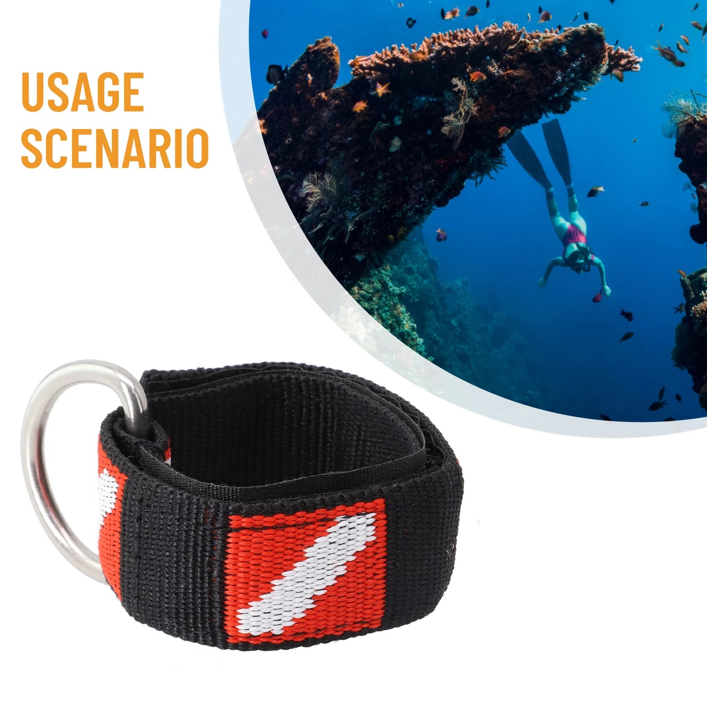 HookUpCo. Adjustable Diving Lanyard