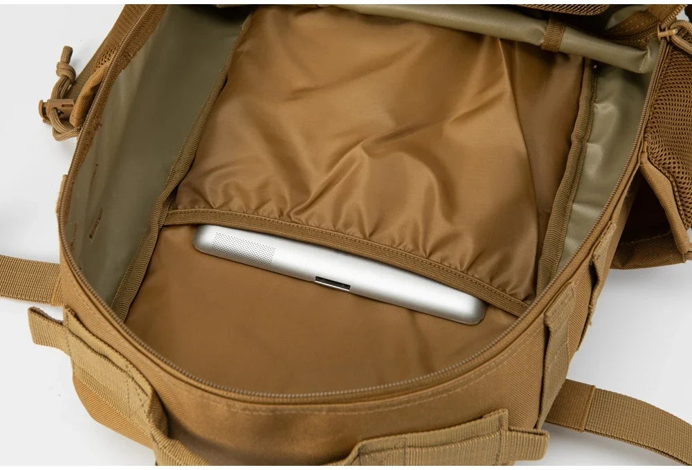 25L/45L Tactical Backpack with Bottle Holder for Outdoor Use