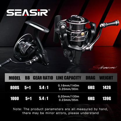 HookUpCo. Ultralight Spinning Reel with 6Kg Drag