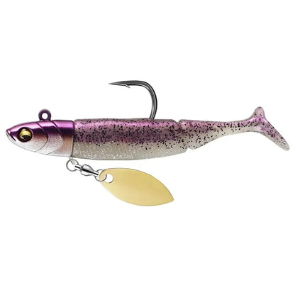 HookUpCo. 21g T-tail Silicone Fishing Lure for Pike & Bass