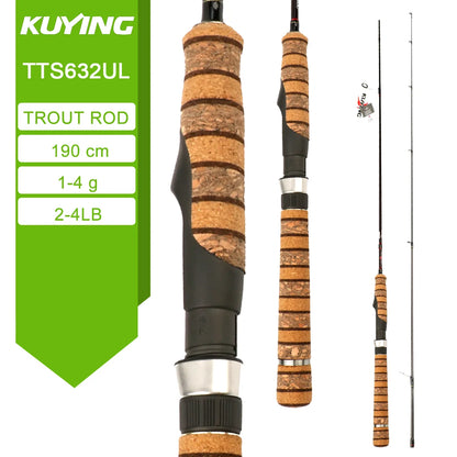 HookUpCo. Teton L Carbon Fishing Rod 5'2" - 6'6" - HookUpCo.