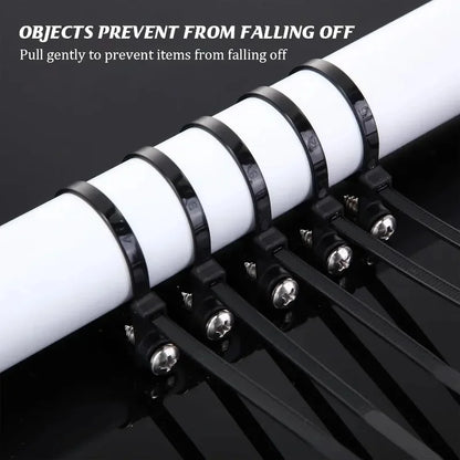 Reusable Nylon Cable Ties 500PCS