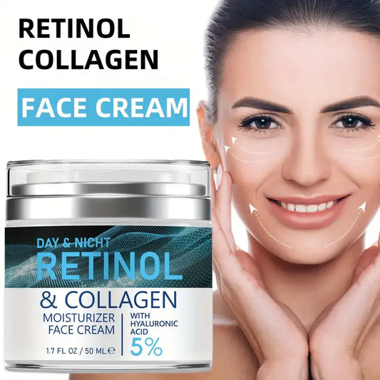 Hydrating Retinol Collagen Cream for Anti-Aging Results