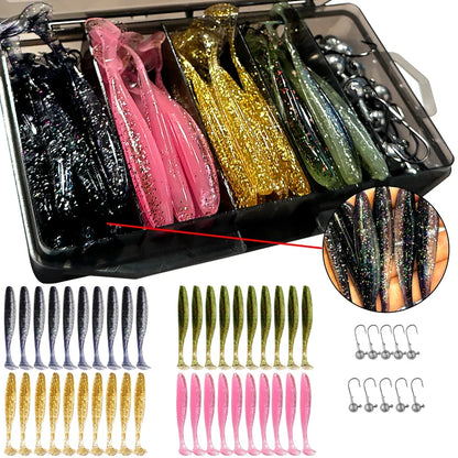 HookUpCo. 50PCS Metal Jig Bait Fishing Lure Kit - HookUpCo.