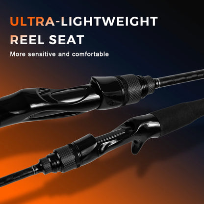 HookUpCo. Ultralight Carbon Spinning Rod 1.8M-2.2M - HookUpCo.