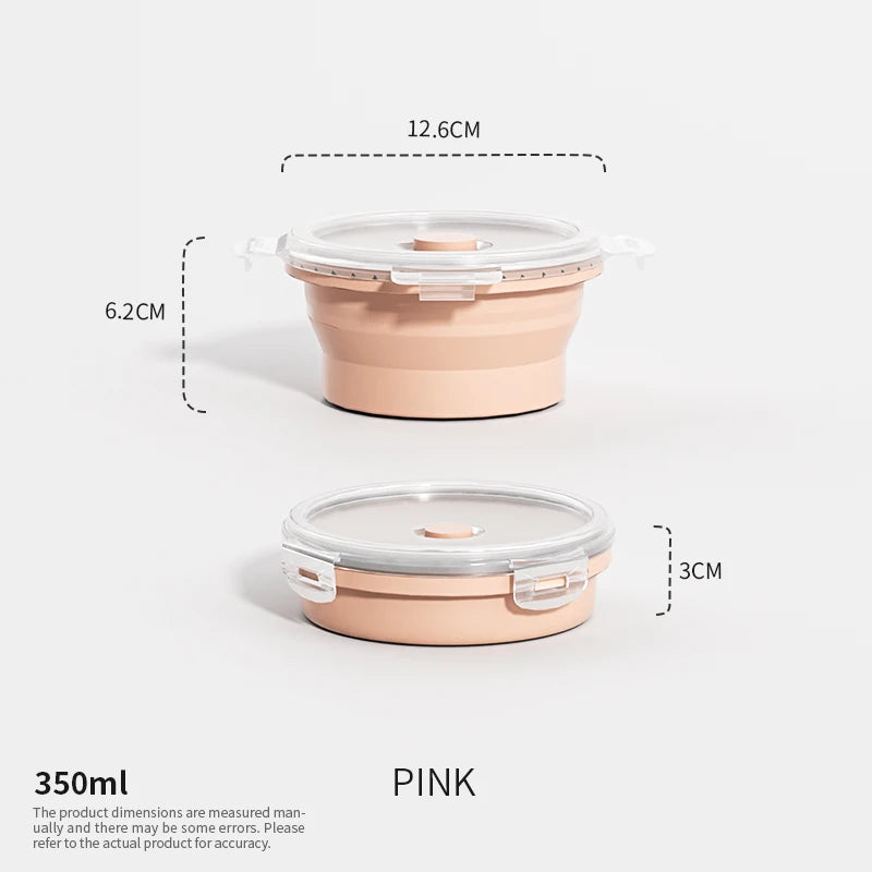 HookUpCo. Stackable Silicone Lunch Box Set