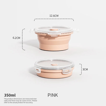 HookUpCo. Stackable Silicone Lunch Box Set