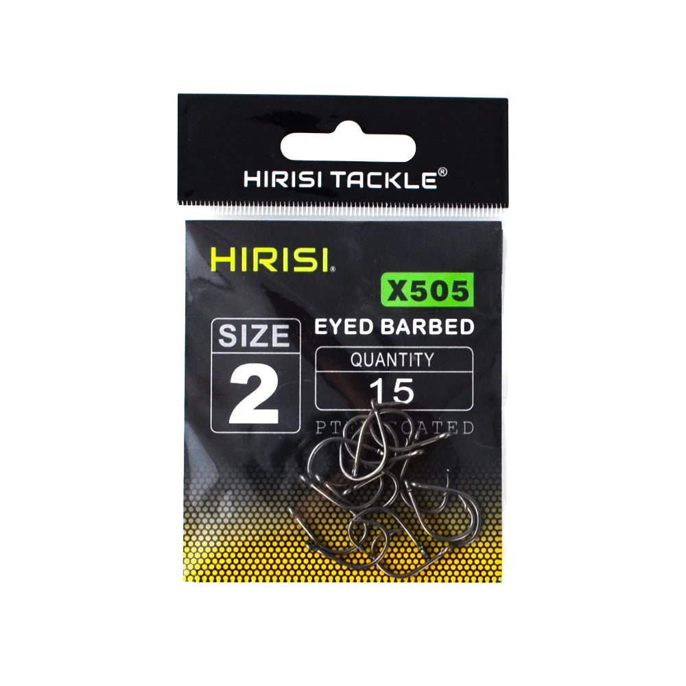 HookUpCo. High Carbon Barbed Fishing Hooks, 30 Pack - HookUpCo.