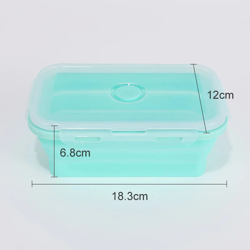 HookUpCo. Stackable Silicone Lunch Box Set
