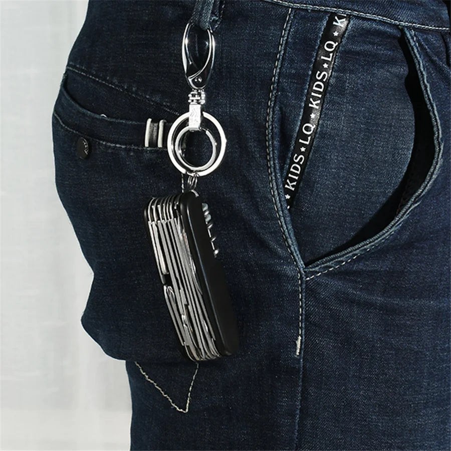 17-in-1 Stainless Steel Folding Multi-Tool for Camping