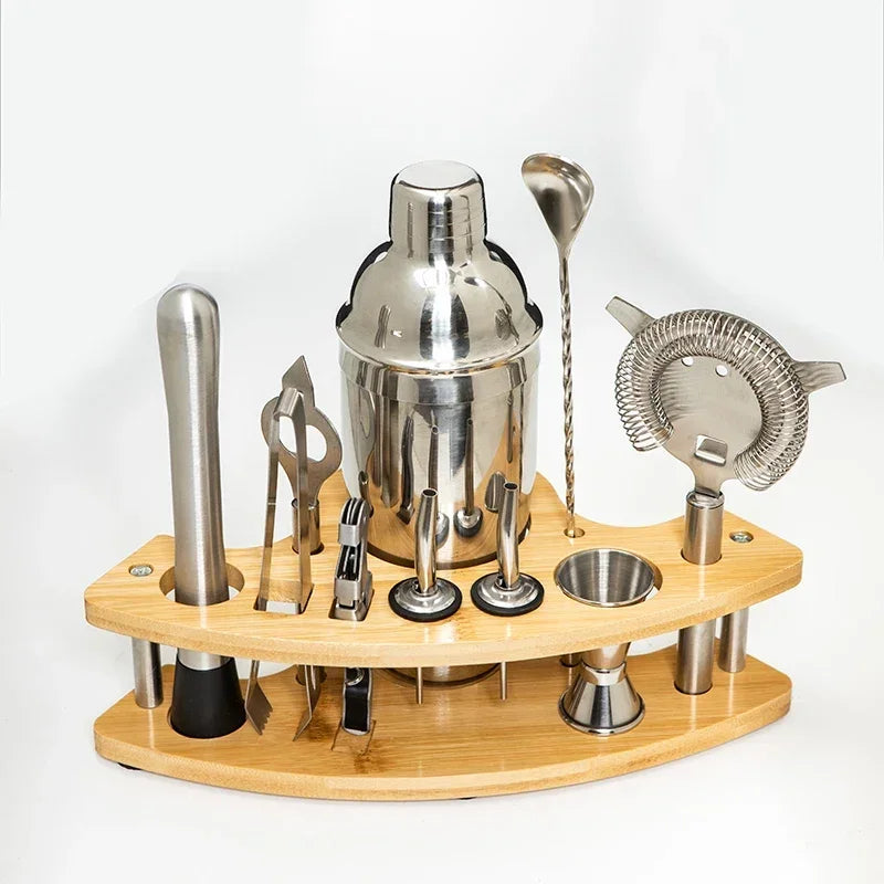 Stainless Steel Cocktail Shaker Set for Parties