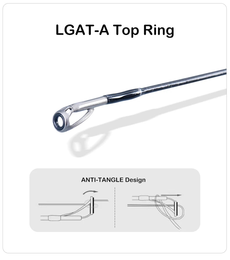 PURELURE FIAMMA Cork Handle Spinning Rod Casting Combo High Carbon Universal Long Throwing Fishing Rod FUJI Ring Fast